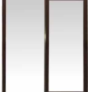 ALUM SLIDING DOOR 1.8X2.1 BRONZE INCL FRAME.