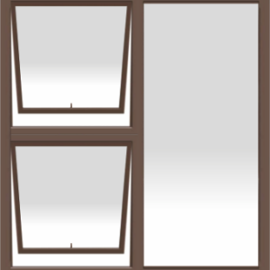 ALUM WINDOW ND2 BRONZE