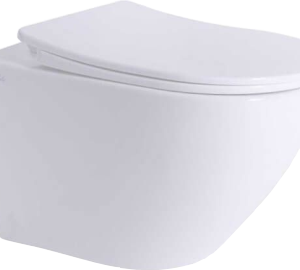 TOILET WALL HUNG PAN BALI - WHITE